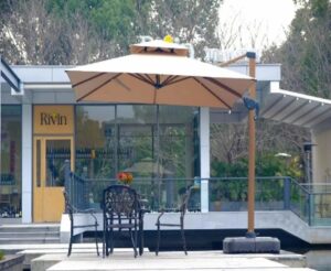 Outdoor Ancient Wood Oriental Large Roman Umbrella Series