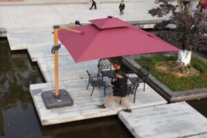 Outdoor Shangri-La Large Roman Umbrella