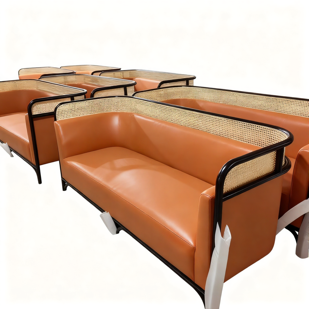 Industrial Metal Banquette photo