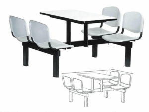 Four-Seater Canteen/Dining Set NC-4