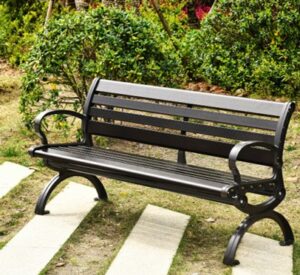 Spacious Large Octagonal Aluminum Bench