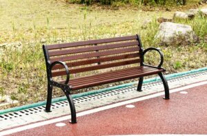  Elegant "R-Type" Solid Wood Bench