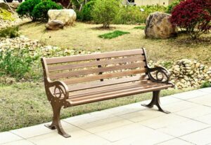 Marine-Inspired Dolphin Style Bench
