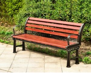 Minimalist "H-Type" Aluminum Bench