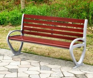 Classic European-Style Park Bench