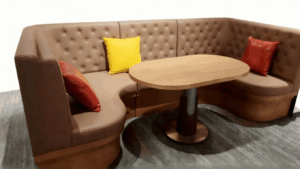 Custom Modern L-Shaped Banquette Seat D