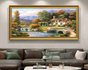 `Hand-Painted Canvas Wall Art for Office | Abstract Series | Bulk Supply Singapore`