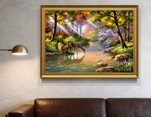 `Bespoke Wall Art for Interior Designers | Hand-Painted Canvas | Singapore Trade`