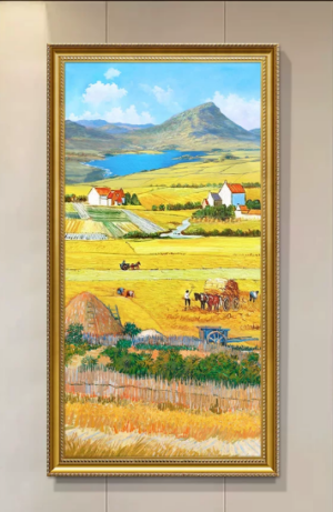 `Bespoke Wall Art for Interior Designers | Hand-Painted Canvas | Singapore Trade`