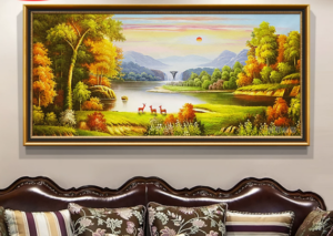 `Hand-Painted Canvas Wall Art for Office | Abstract Series | Bulk Supply Singapore`