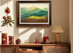 `Commercial Hand-Drawn Wall Decor | Hotel Lobby & Reception Art | SG Supplier`