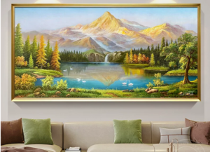 `Bespoke Wall Art for Interior Designers | Hand-Painted Canvas | Singapore Trade`
