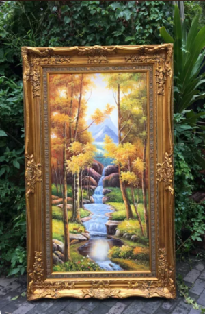 `Commercial Hand-Drawn Wall Decor | Hotel Lobby & Reception Art | SG Supplier`