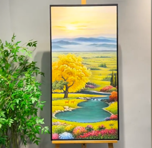 `Wholesale Hand-Painted Canvas Decor | Bulk Order | MOQ 10 | Singapore Supplier`