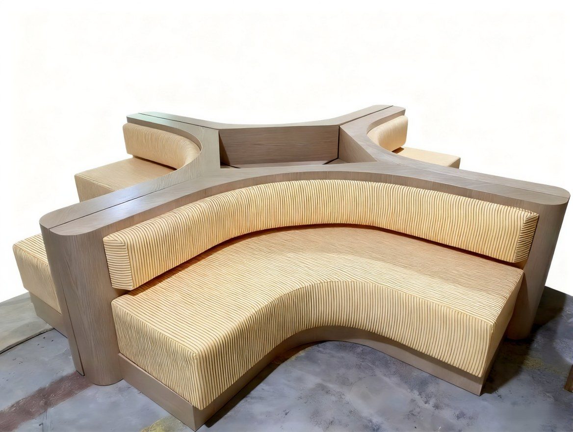 Custom Architectural Flowing Banquette M product image