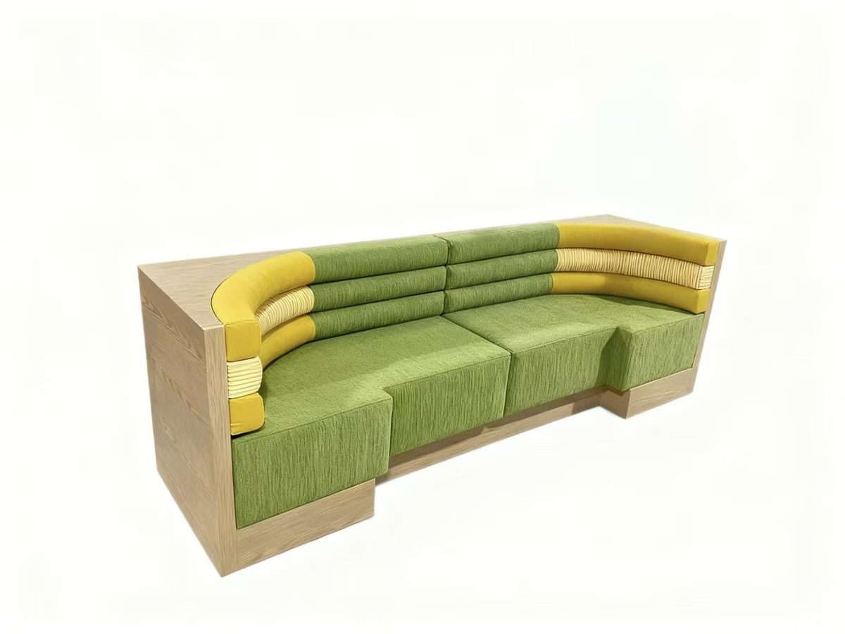 Custom Contemporary Color-Block Banquette L product image