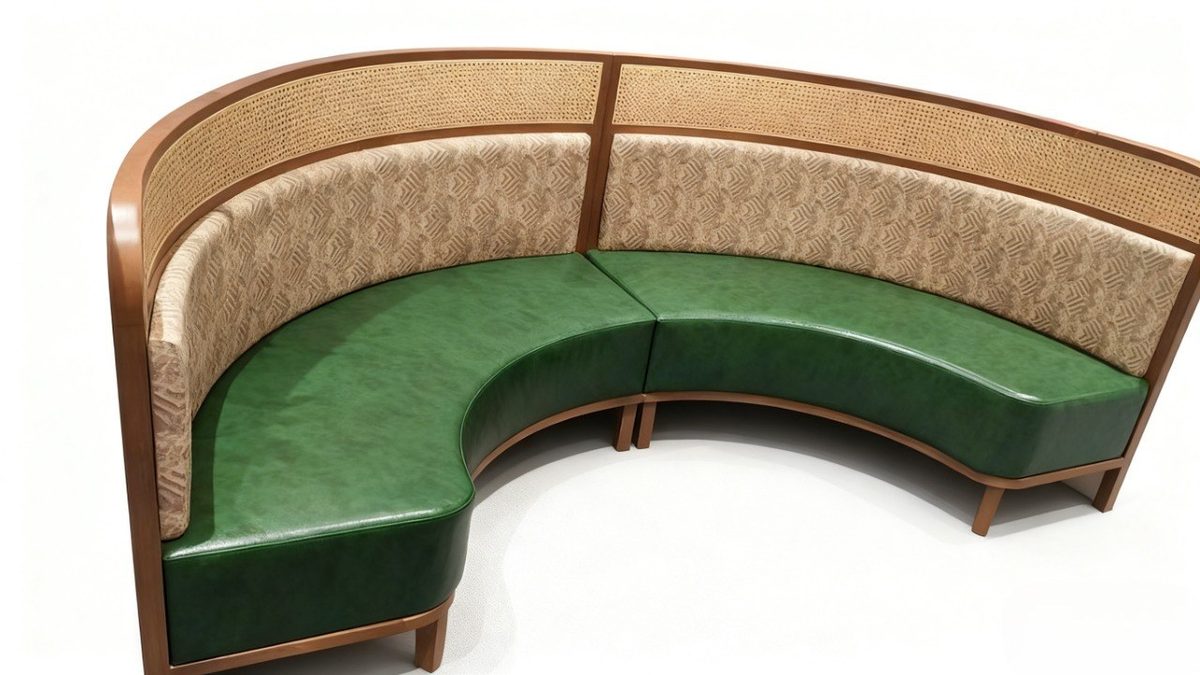 Custom Curved Banquette Seat C product image
