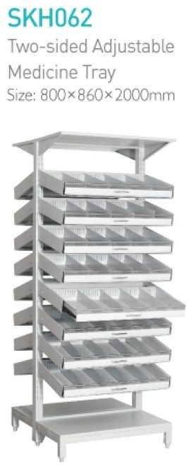 Two-sided adjustable medicine tray SKH062 product image