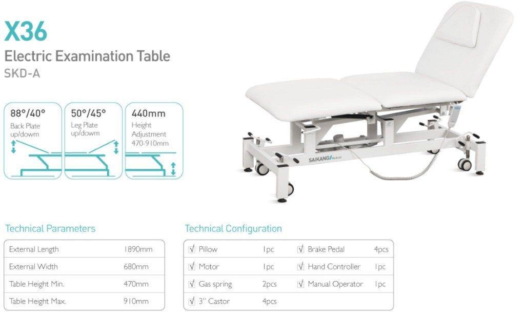 SKD-A Electric Examination Table X36 product image