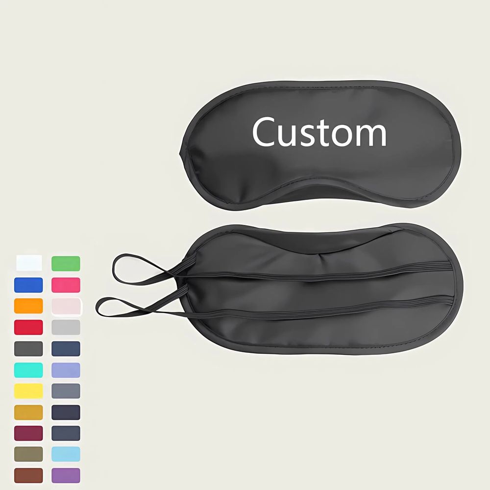 Satin Eye Mask with Adjustable Strap – Eye Masks corporate gift supplied by PANDA COLLECTIONS, Singapore