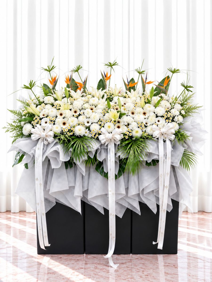 Graceful Tribute – Premium Condolence Flower Stand – Condolence Flower Stands