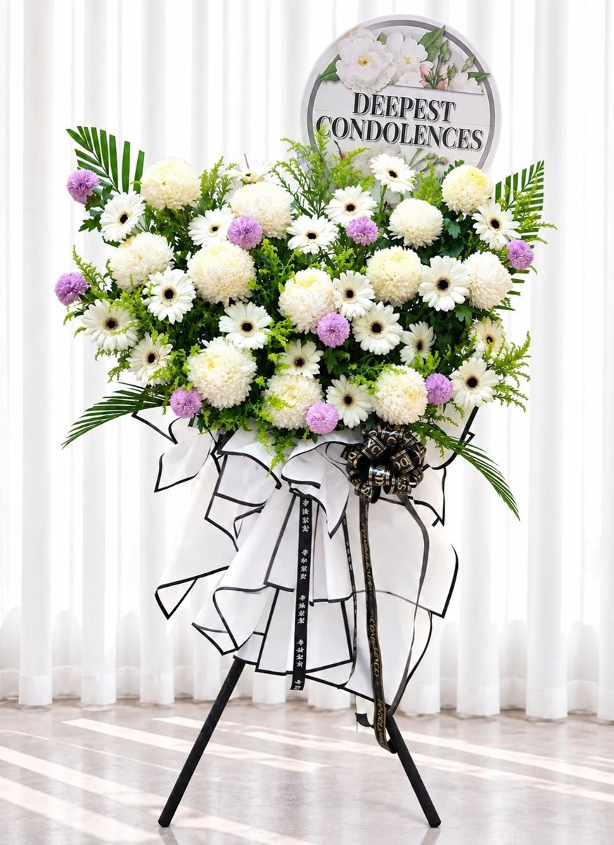 Eternal Grace – Condolence Flower Stand Singapore – Condolence Flower Stands