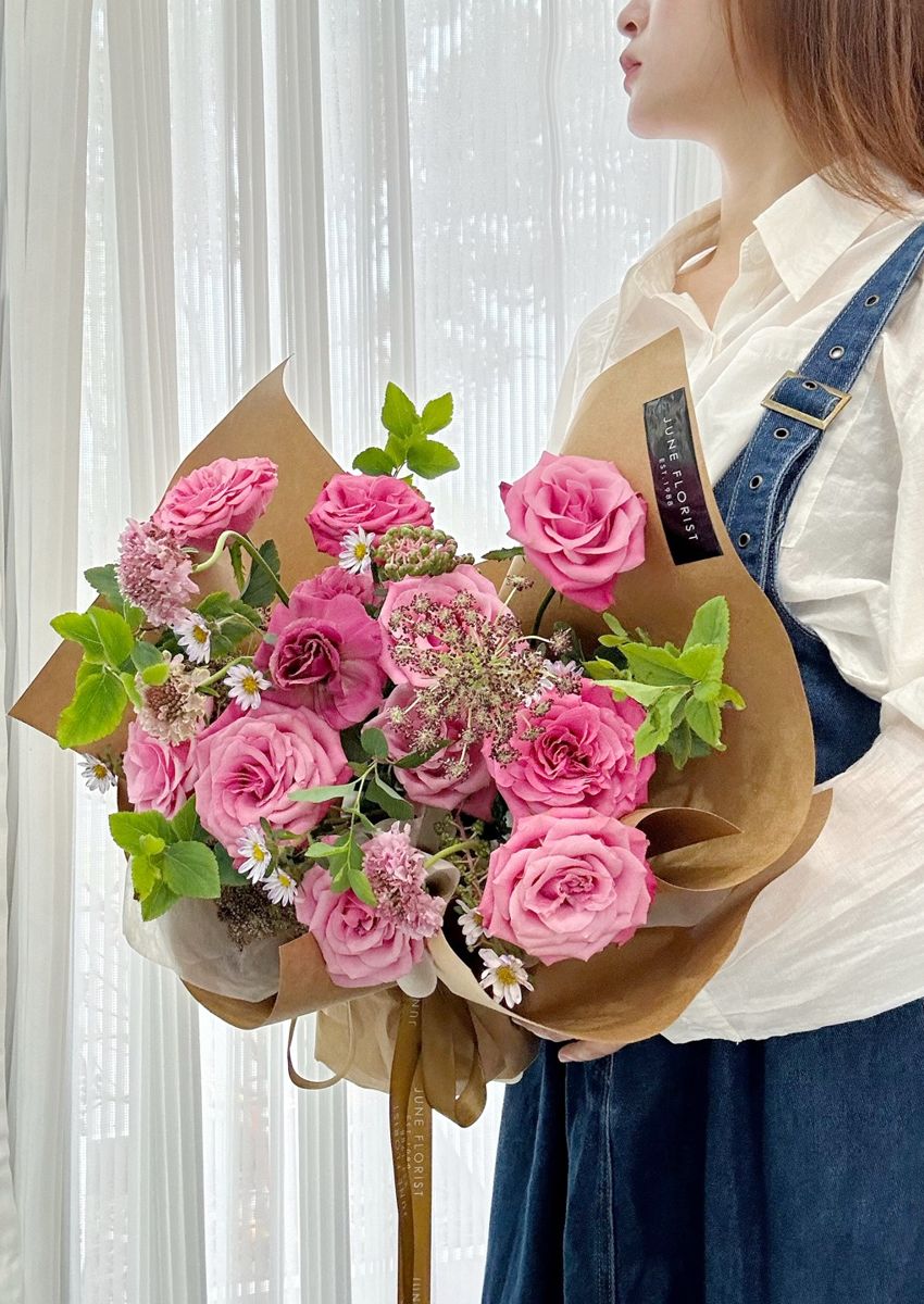 Flower Bouquet (Pink Rose) 014 – image 3