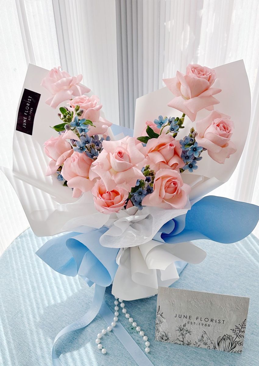 Flower Bouquet (Pink Rose) 019 – Hand Bouquets
