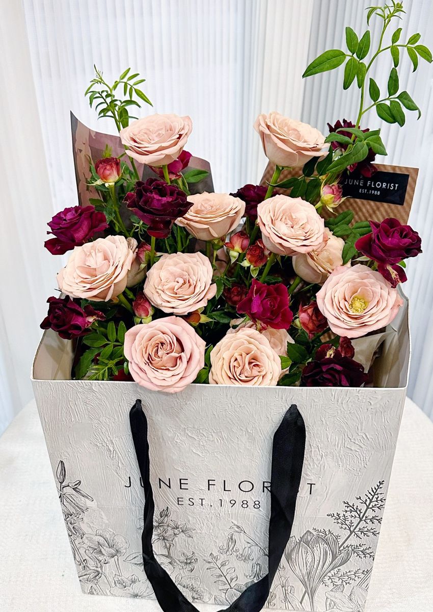 Flower Bouquet (Cappuccino Roses) 032 – image 2