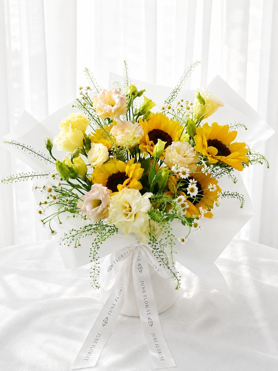 Sunflower Bouquet 047 – Hand Bouquets