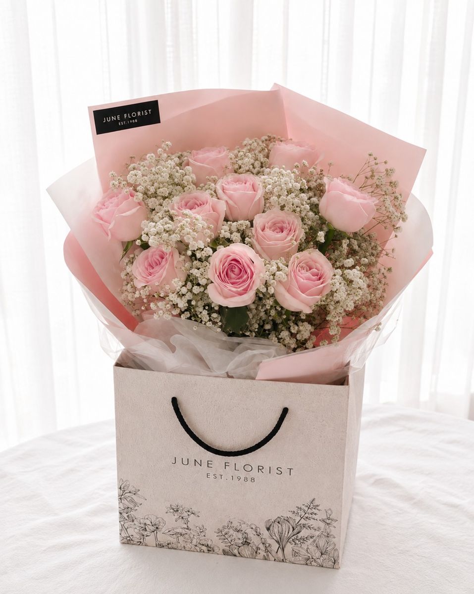 Pink Roses Bouquet 076 – image 2