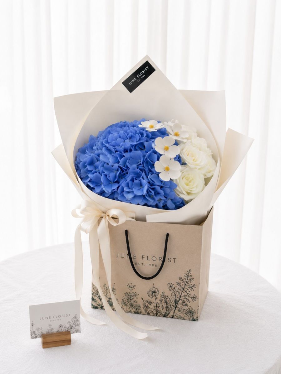 Hydrangeas Bouquet 085 – Hand Bouquets