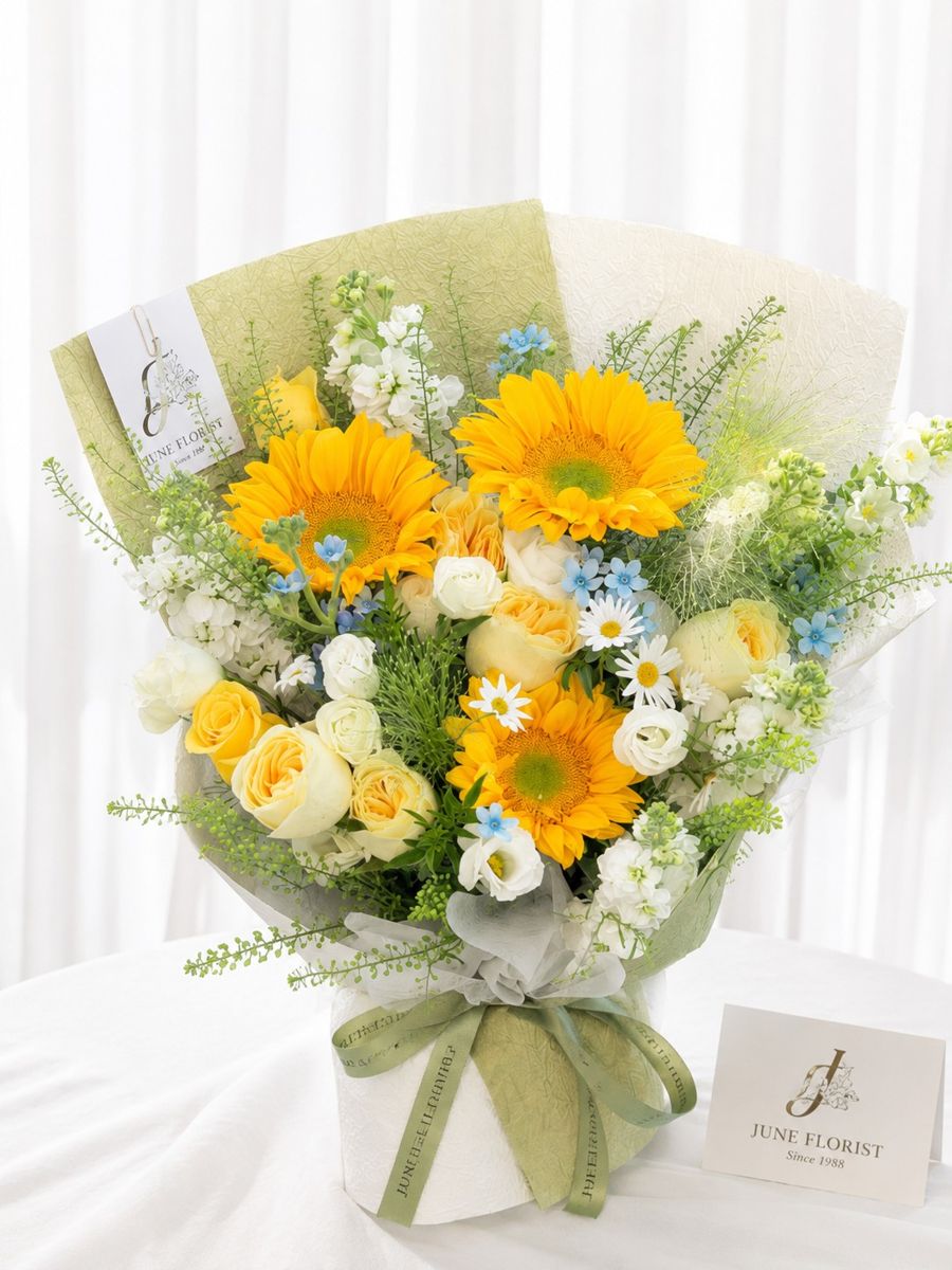 Sunshine Harmony Bouquet – Hand Bouquets