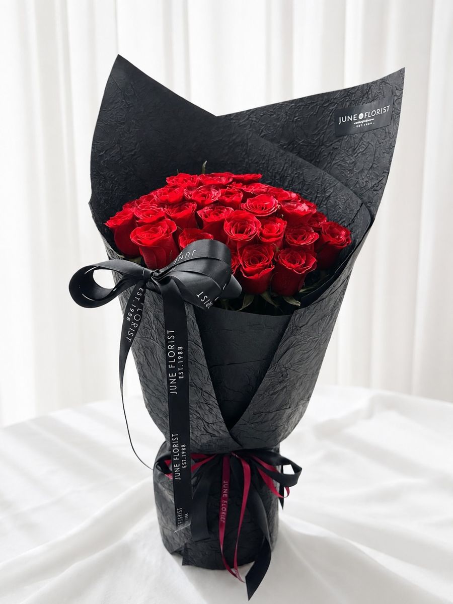 Timeless 33 Red Roses Bouquet – Hand Bouquets