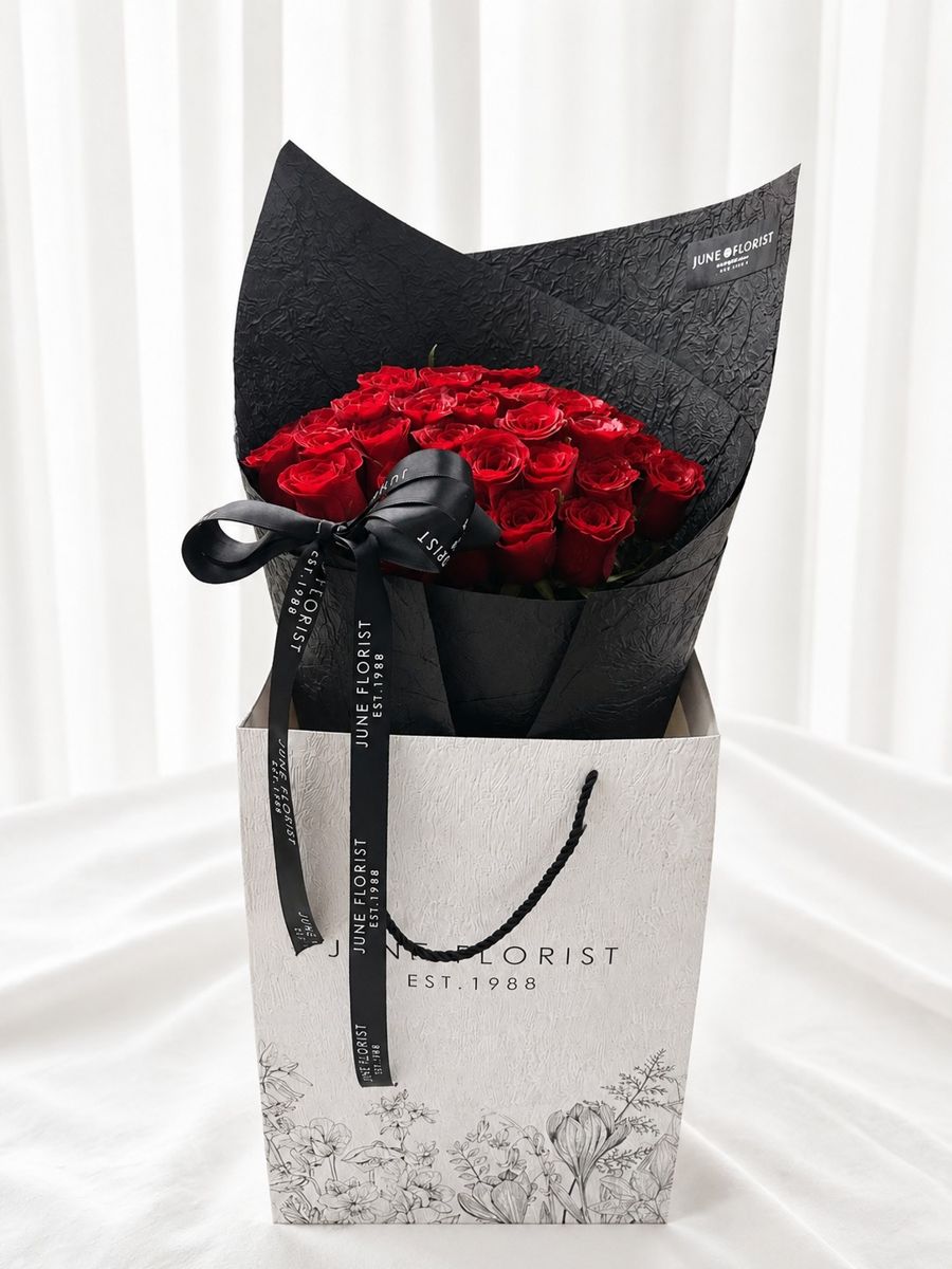 Timeless 33 Red Roses Bouquet – image 2