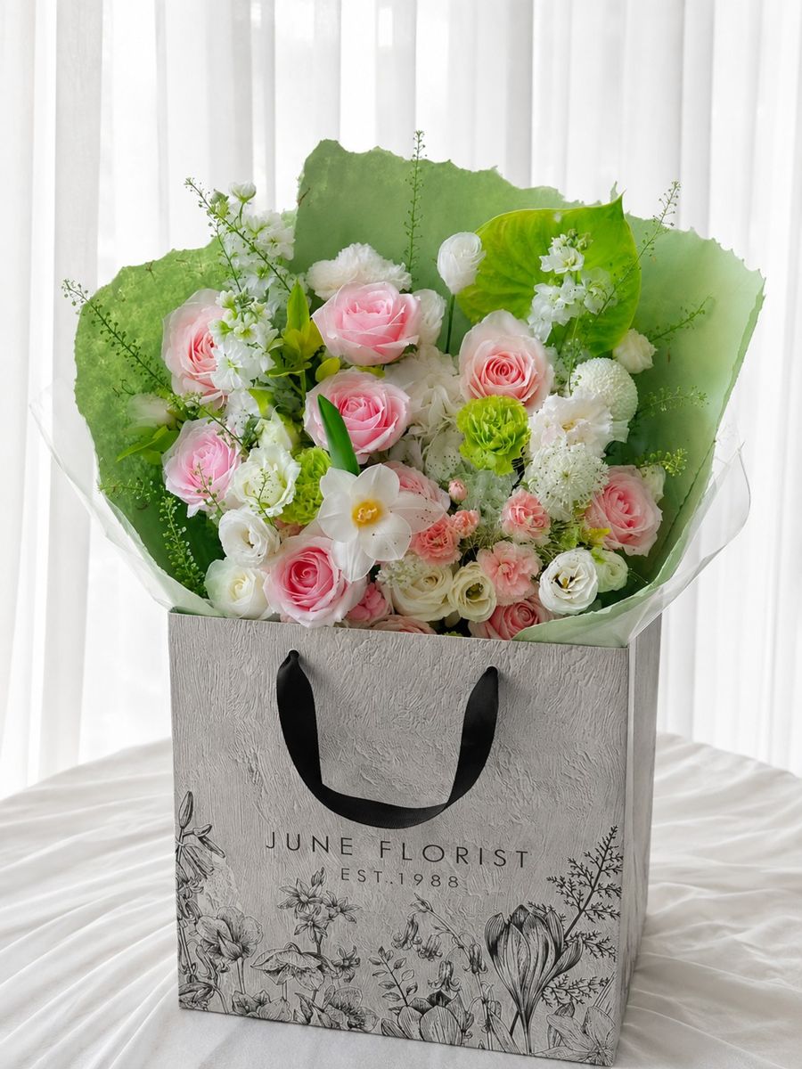 Soft Blush Garden Bouquet – image 2