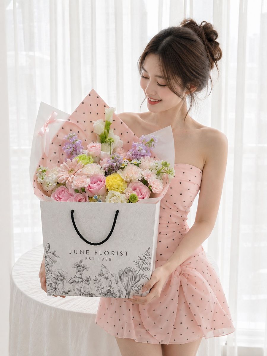Pink Polka Romance – image 3