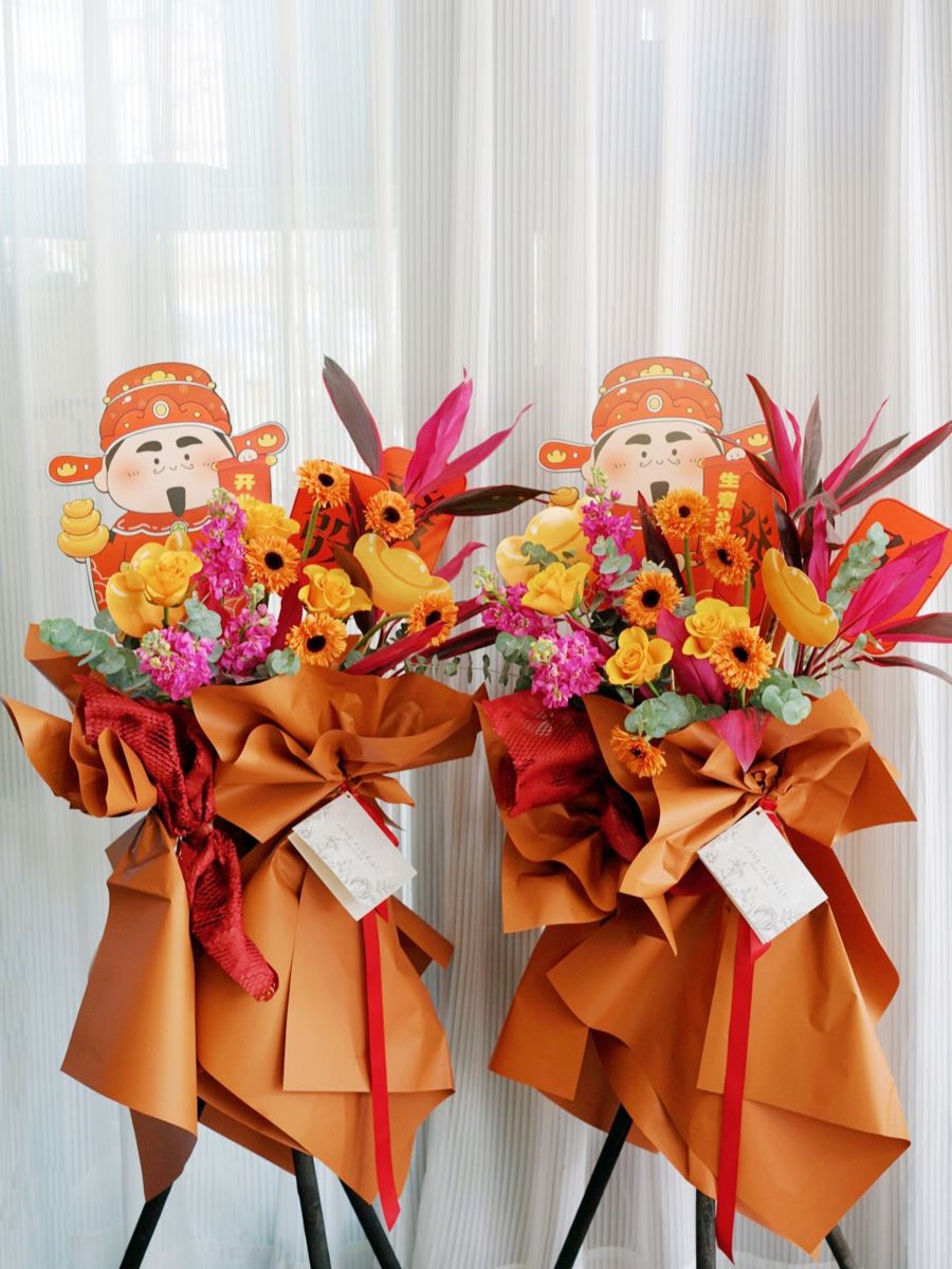 Congratulatory Flower Stand-010 – Grand Opening Flower Stands