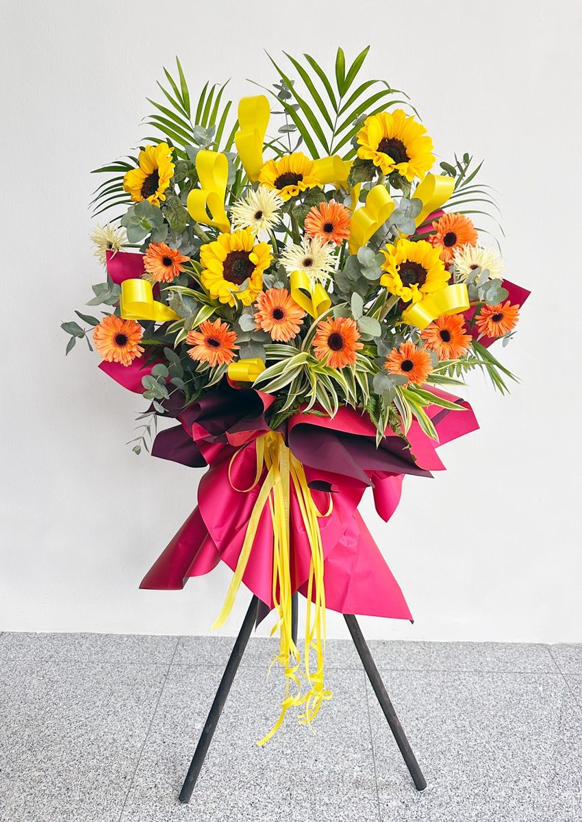 Congratulatory Flower Stand-026 – Grand Opening Flower Stands