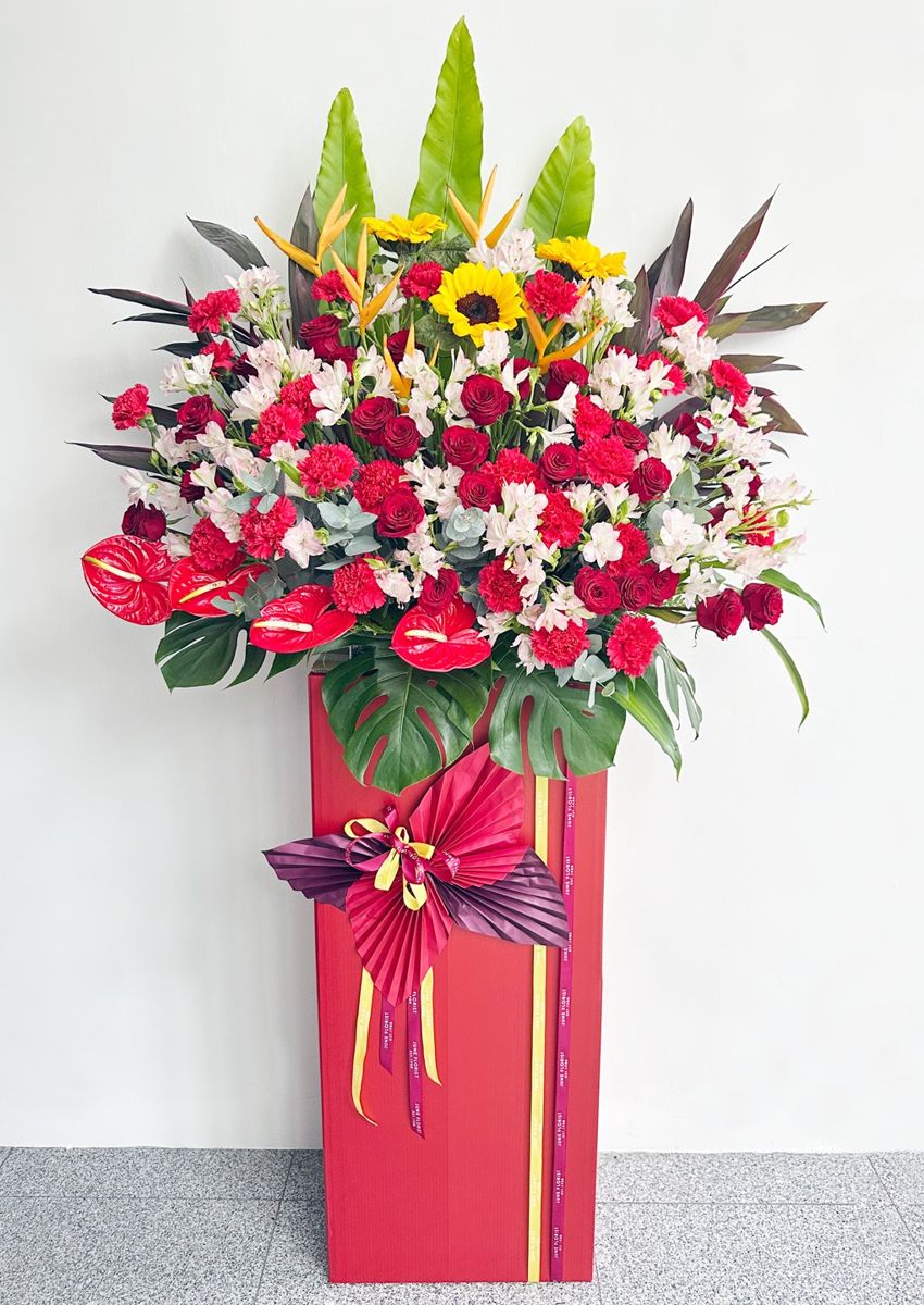 Congratulatory Flower Stand-027 – Grand Opening Flower Stands