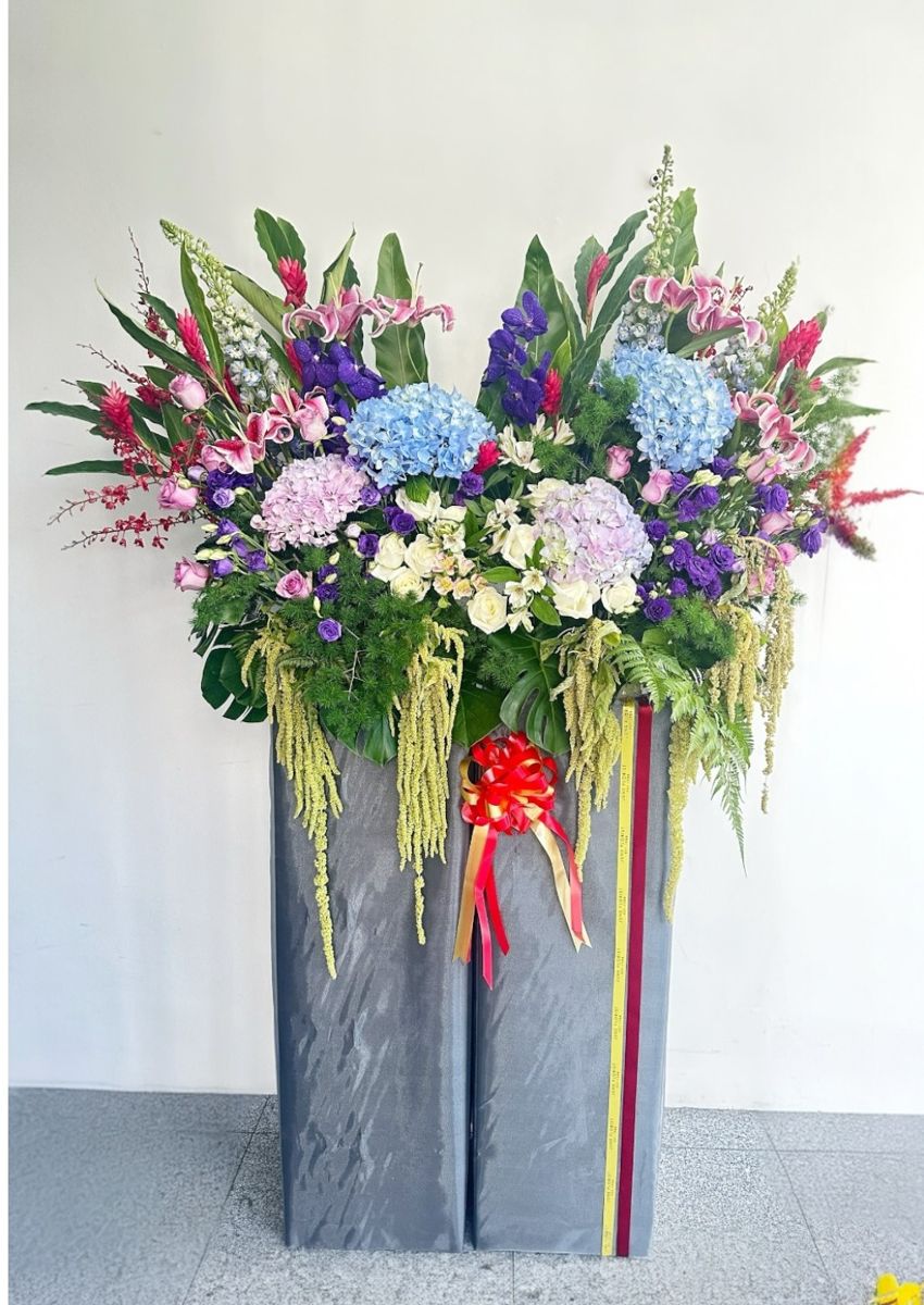 Congratulatory Flower Stand 034 – Grand Opening Flower Stands