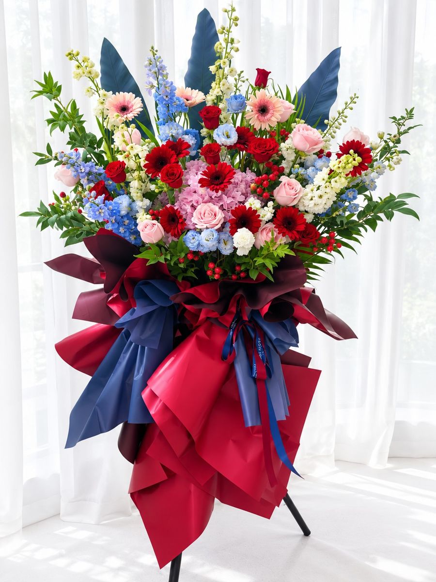 Celebration Grandeur – Grand Opening Flower Stand – Grand Opening Flower Stands