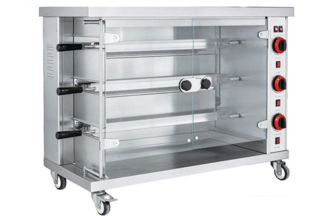 3P Gas Roasted Chicken Stove YN-3P | Commercial Gas Rotisserie Oven Singapore product image