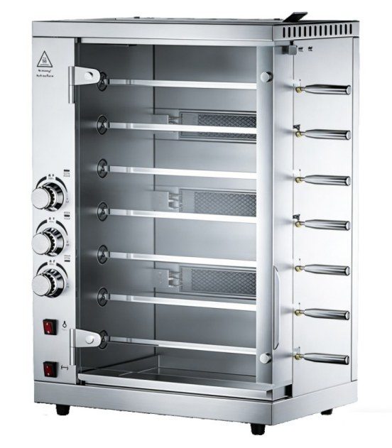 7P Gas Roasted Chicken Stove YN‑7P | Commercial Gas Rotisserie Oven Singapore product image