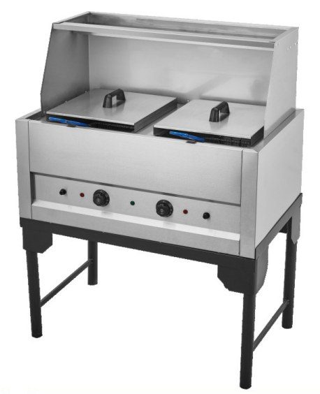 Vertical Electric Fryer YN-EF-202 | Commercial Double Tank Deep Fryer Singapore product image