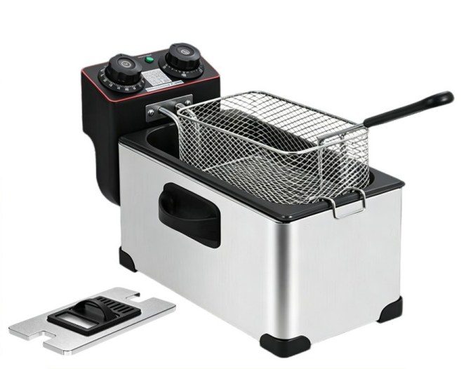 Single Cylinder Electric Deep Fryer YN-EF-5L | 5L Countertop Commercial Fryer Singapore product image