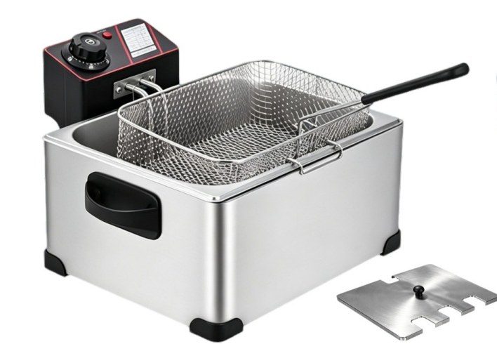 Single Cylinder Electric Deep Fryer YN-EF-5L | 5L Countertop Commercial Fryer Singapore product image