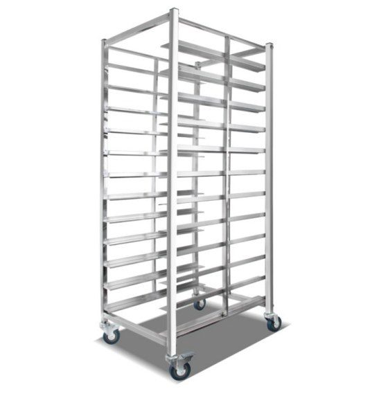 12 Layer Tube Baking Tray Car (Luxury Version) YN‑HL‑12 | Commercial Bakery Rack Singapore product image