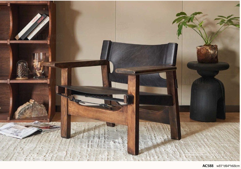 AC588 Modern Safari-Style Armchair product image