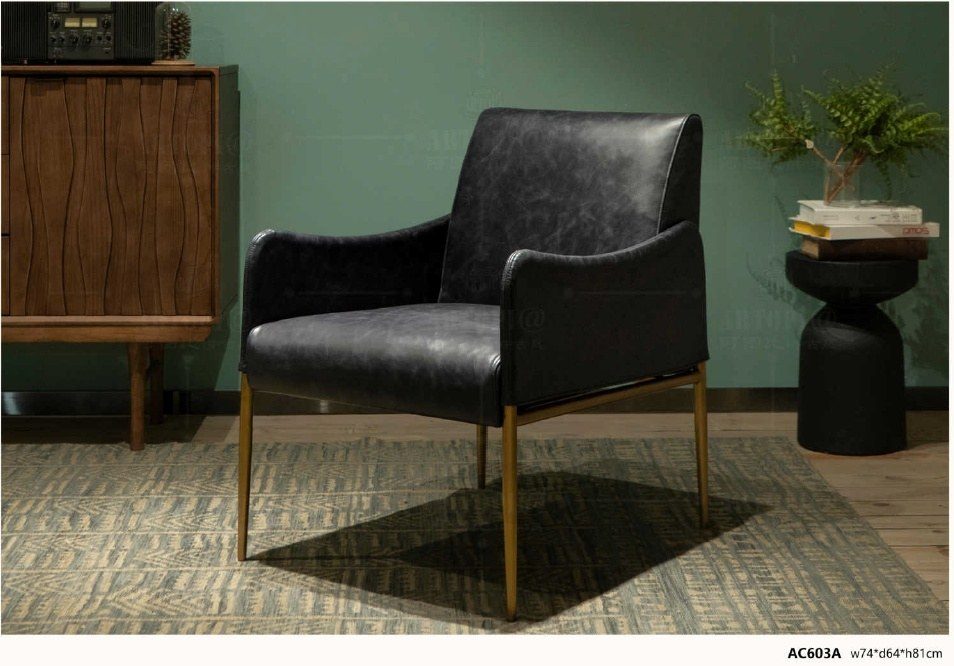 AC603A Modern Quilted Leather Leisure Chair product image